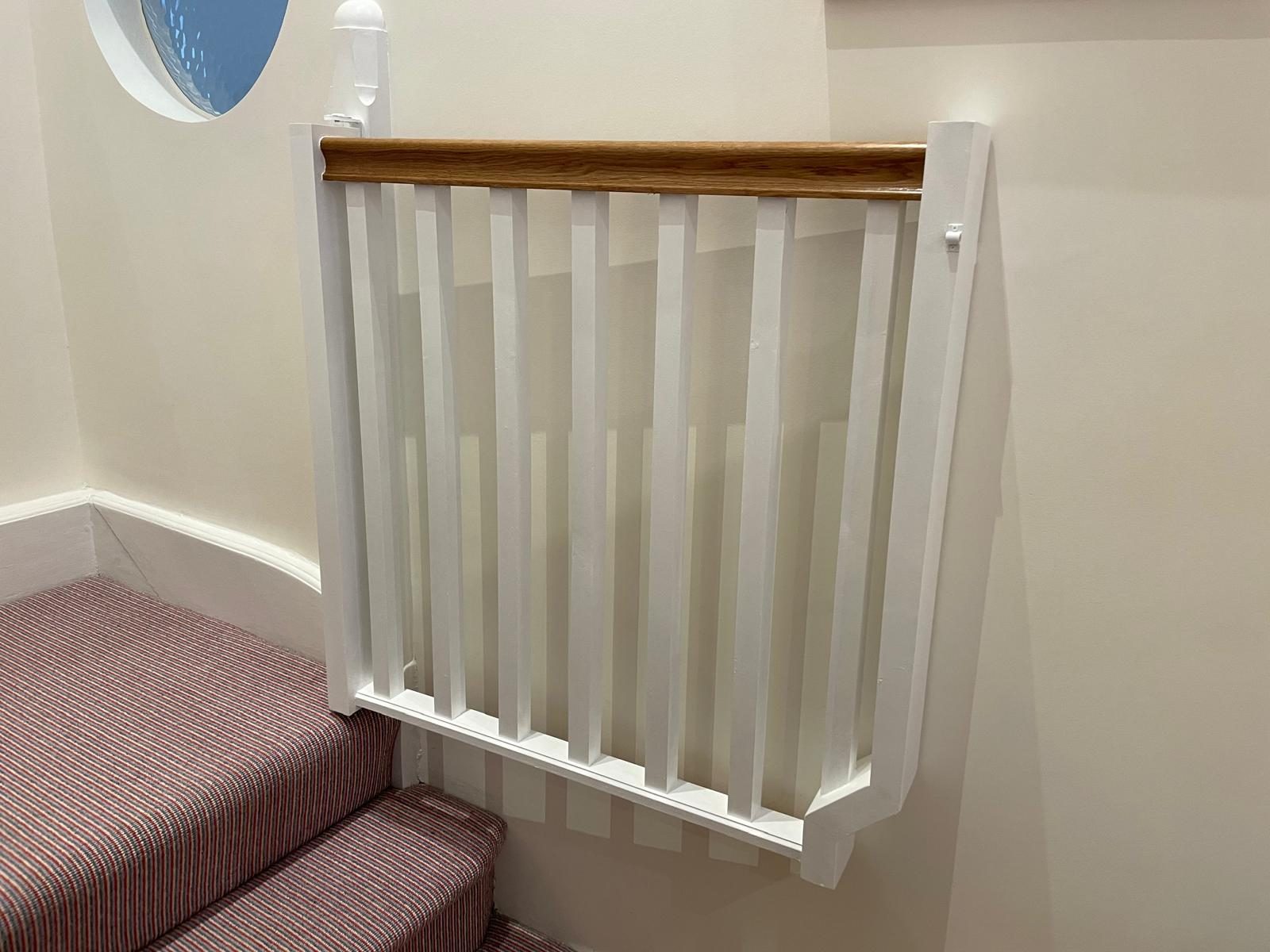 bespoke staircases joinery bespoke stair gate by SGC Carpentry & Construction, Littlehampton, West Sussex